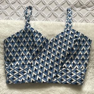 AC Rendon patterned crop top